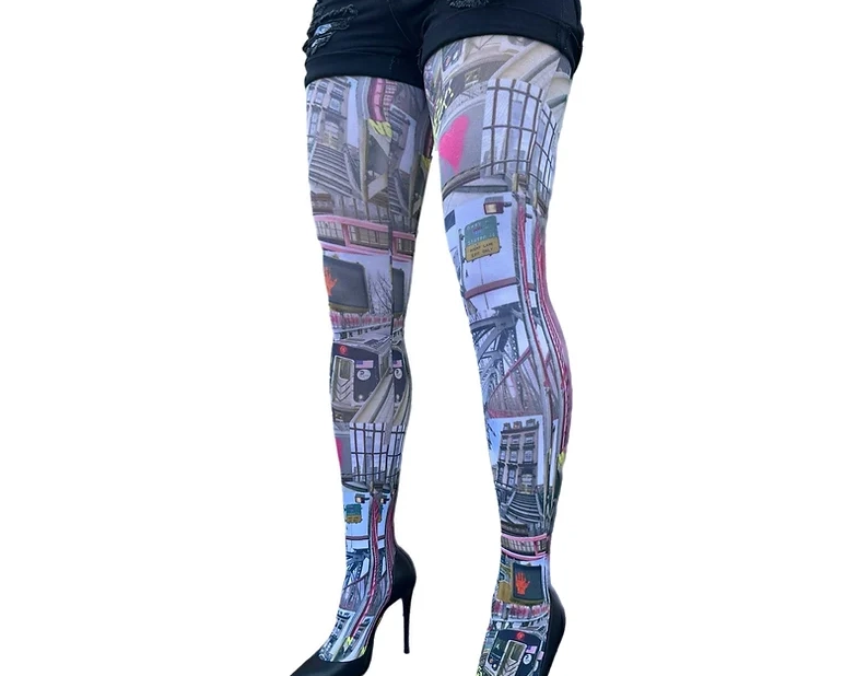 A pair of fashionable tights